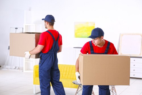 Moving house planning in Harringay with packed boxes