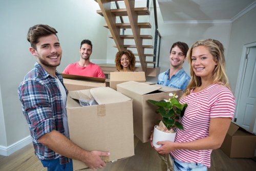 Packing materials and furniture protection for a local move
