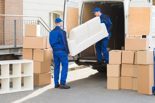 Local furniture removals team handling a residential move in Harringay