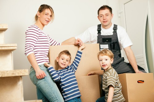 Man with van service in Harringay loading furniture