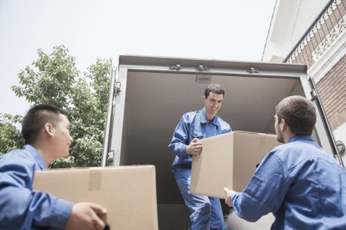 Navigating stairs and tight access during a Harringay furniture move