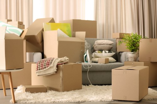 Packing and moving preparation for Harringay customers