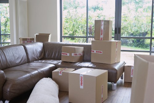 Van service planning a move with risk checks at a property